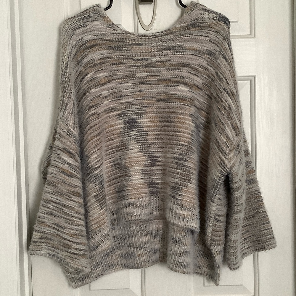 Shyanne Multicolor Knit Poncho